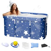 Banheira portátil Onebook dobrável para adultos 115x60x50cm Banheira portátil Onebook dobrável para adultos 115x60x50cm