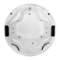 Banheira Redonda Leopoldina COMPLETA com hidro em acrílico