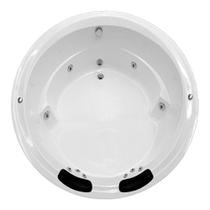 Banheira Redonda Tahiti COMPLETA com hidro em acrílico Banheira Redonda Tahiti COMPLETA com hidro em acrílico