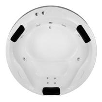 Banheira Redonda Taurus COMPLETA com hidro em acrílico