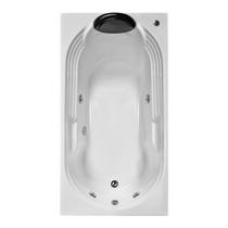 Banheira Retangular Paraguaçu COMBATE com hidro em acrílico