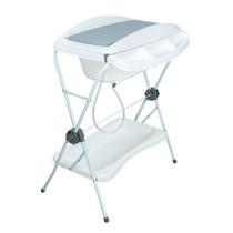 Banheira Shower Com Suporte e Trocador Cor:Cinza Banheira Shower Com Suporte e Trocador Cor:Cinza
