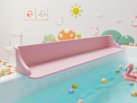 Banheira Splash Guard Cushore PlayPad de 3 pés com bandeja de brinquedos rosa Banheira Splash Guard Cushore PlayPad de 3 pés com bandeja de brinquedos rosa