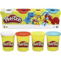 Banheiras Play-Doh, pacote com 4 cores variadas, 140 g Banheiras Play-Doh, pacote com 4 cores variadas, 140 g