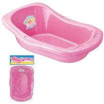 Banheirinha Média Rosa Acessório De Boneca Brinquedo Interativo Meninas Faz De Conta