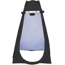 Banheiro Automático 1,90m Pop Up Camping Iglu Tenda Preto Banheiro Automático 1,90m Pop Up Camping Iglu Tenda Preto