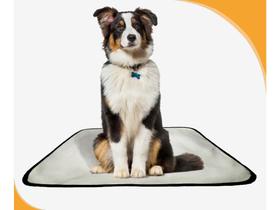 Banheiro canino móvel reutilizável pet 4un G 90x100cm - SHELBY MODA PET