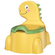 Banheiro de treinamento Potty Jabaka Circle Dinosaur portátil amarelo