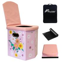Banheiro dobrável portátil Ann Katy XL para adultos com 41 cm de altura Banheiro dobrável portátil Ann Katy XL para adultos com 41 cm de altura