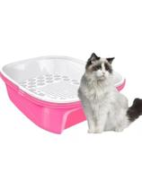 Banheiro Gato Caixa de Areia Furba Easy C/ Bandeja Higiênica - Mec Pet