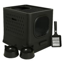 Banheiro Gato Premium Fechado Anti Odor Pá Coçadinha Luxo Banheiro Gato Premium Fechado Anti Odor Pá Coçadinha Luxo