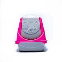 Banheiro Gatos Caixa De Areia Fechada Cat Toalete C Filtro Rosa