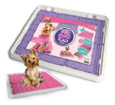 Banheiro Higiênico Pipi Place Fêmeas Animalíssimo Pet Rosa Cães Gatos Roedores