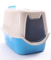 Banheiro Para Gato Toalete Sanitário WC Duracats Cor Azul - Durapets
