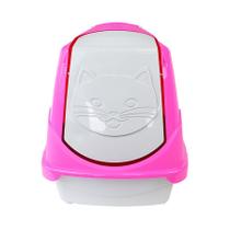 Banheiro Pet Injet Cat Toilet Rosa para Gatos