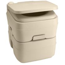 Banheiro portátil Dometic 965 MSD 19L com suportes de montagem Banheiro portátil Dometic 965 MSD 19L com suportes de montagem