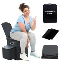 Banheiro portátil TEMPTIPS XL 42cm de altura com compartimento lateral