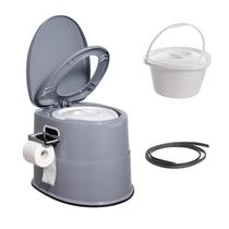 Banheiro portátil VEVOR RV para camping 5L com suporte de papel