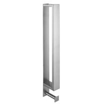 Banheiro Rack de toalha de aço inoxidável Autoadesivo Suporte de toalha montada - Branco - 40 * 3 * 6.2cm - A