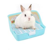 Banheiro Sanitário Para Roedores Mundo Roedor Rabbith Toilet - AZUL Banheiro Sanitário Para Roedores Mundo Roedor Rabbith Toilet - AZUL