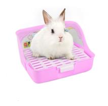 Banheiro Sanitário Para Roedores Mundo Roedor Rabbith Toilet - ROSA Banheiro Sanitário Para Roedores Mundo Roedor Rabbith Toilet - ROSA