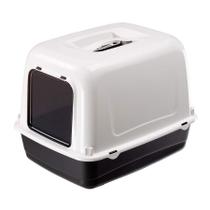 Banheiro Toilet Clear Cat 10 para Gatos Preto