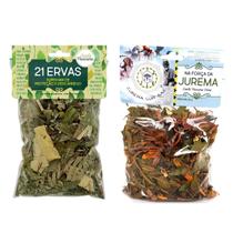 Banho 21 Ervas Descarrego Umbanda Proteção Espiritual Jurema Autoestima Paz Kit
