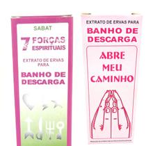 Banho 7 Forças Espirituais Abre Caminho Amor Ervas da Umbanda Proteção Descarrego Forte Limpeza Kit