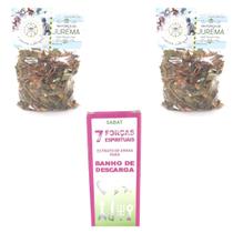 Banho 7 Forças Espirituais Proteção Espiritual Umbanda Limpeza Amor Jurema Abrir Caminhos Sorte Kit