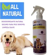 Banho a Seco Anti Odor Cães e Gatos - limpa hidrata e tira mau cheiro - Função Anti Stress - PetFleur