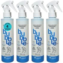 Banho a seco bubble dry spray 200ml para cães kit com 4 Banho a seco bubble dry spray 200ml para cães kit com 4