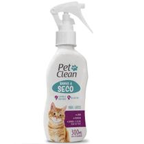 Banho a Seco Eliminador de Odores PET Clean para Gato 300ML