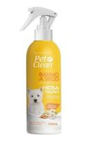 Banho a seco hidratação para cachorro e gato pet clean 240ml