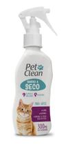 Banho A Seco Líquido Para Gatos Sem Enxágue 300 Ml - Pet Clean