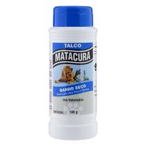 Banho a Seco Matacura Talco para Cães e Gatos