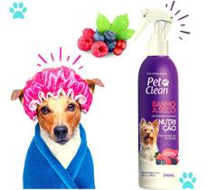 Banho A Seco Natural Para Cachorro E Gato Pet Clean 240ml