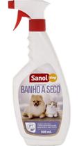 Banho À Seco Sanol Dog Para Cães E Gatos 500 ml - Sem Água