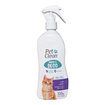 Banho A Seco Spray Para Gatos Neutraliza Mau Cheiro Limpa E Perfuma Pet Clean 300ml