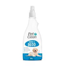 Banho a Seco Spray Pet Clean 500 mL para Cães e Gatos