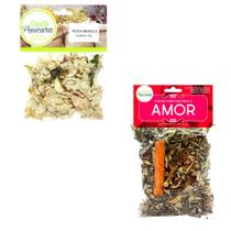 Banho Amor Próprio Sedução Atração Paixão Rosa Branca Umbanda Autoestima Kit