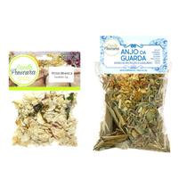 Banho Anjo da Guarda Amor Autoestima Ansiedade Rosa Branca Purificação Paz Kit