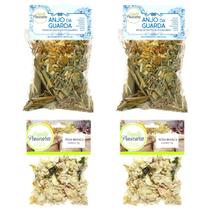 Banho Anjo da Guarda Rosa Branca Purificação Amor Autoestima Ansiedade Kit