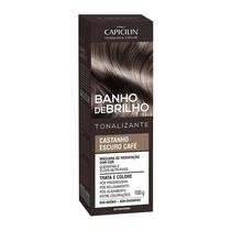 Banho de Brilho Castanho Escuro Café 100g Capicilin