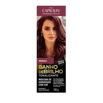 Banho de brilho tonalizante marsala 100g