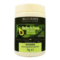 Banho De Creme Pós Química Abacate Jojoba 1kg Bio Extratus Banho De Creme Pós Química Abacate Jojoba 1kg Bio Extratus