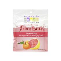 Banho de espuma de aromaterapia Tangerina/Toranja 2,5 oz por Aura Cacia (pacote com 6)