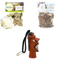 Banho de Jurema Mestre Juremeiro Rosa Branca Carranca Proteção Espiritual Kit