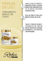 Banho De Ouro Rofer 1kg Recuperação De Cabelos Danificados