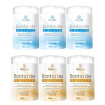 Banho De Perola + Banho De Hidratação Steel - 6 Unidades Banho De Perola + Banho De Hidratação Steel - 6 Unidades