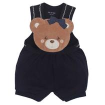 Banho de Sol Bebê Menina Estampa Ursa day By day Upi Uli Banho de Sol Bebê Menina Estampa Ursa day By day Upi Uli